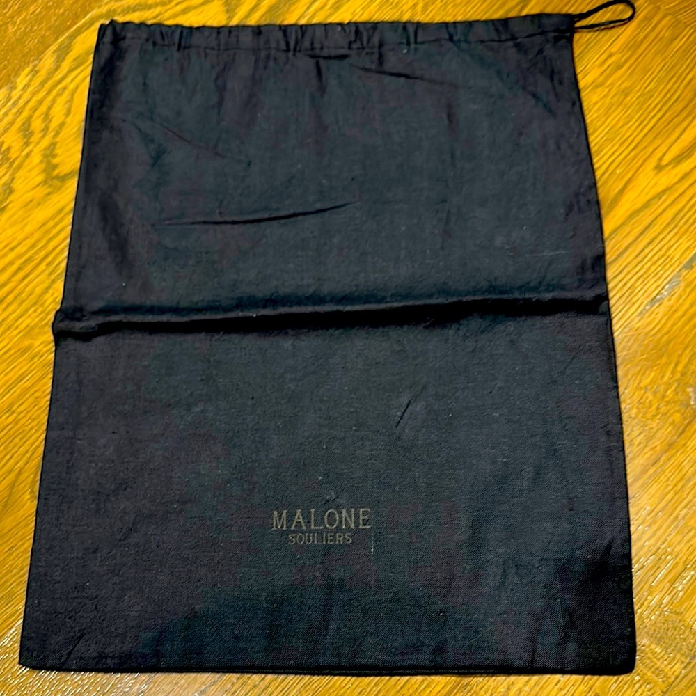 Malone Souliers Black Shoe Bag